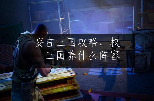 妄言三国攻略，权慾三国养什么阵容